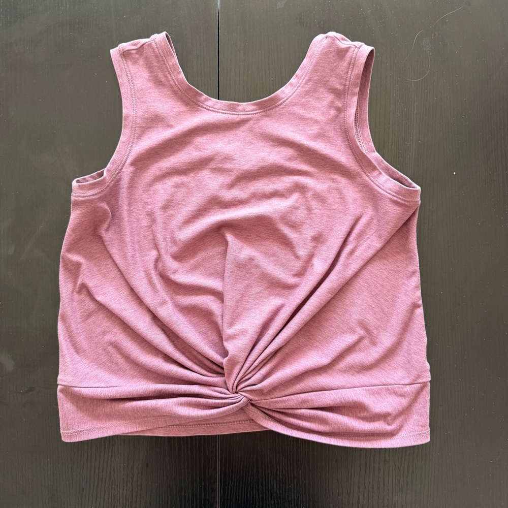Old Navy Pink Twist-Front Tank Top